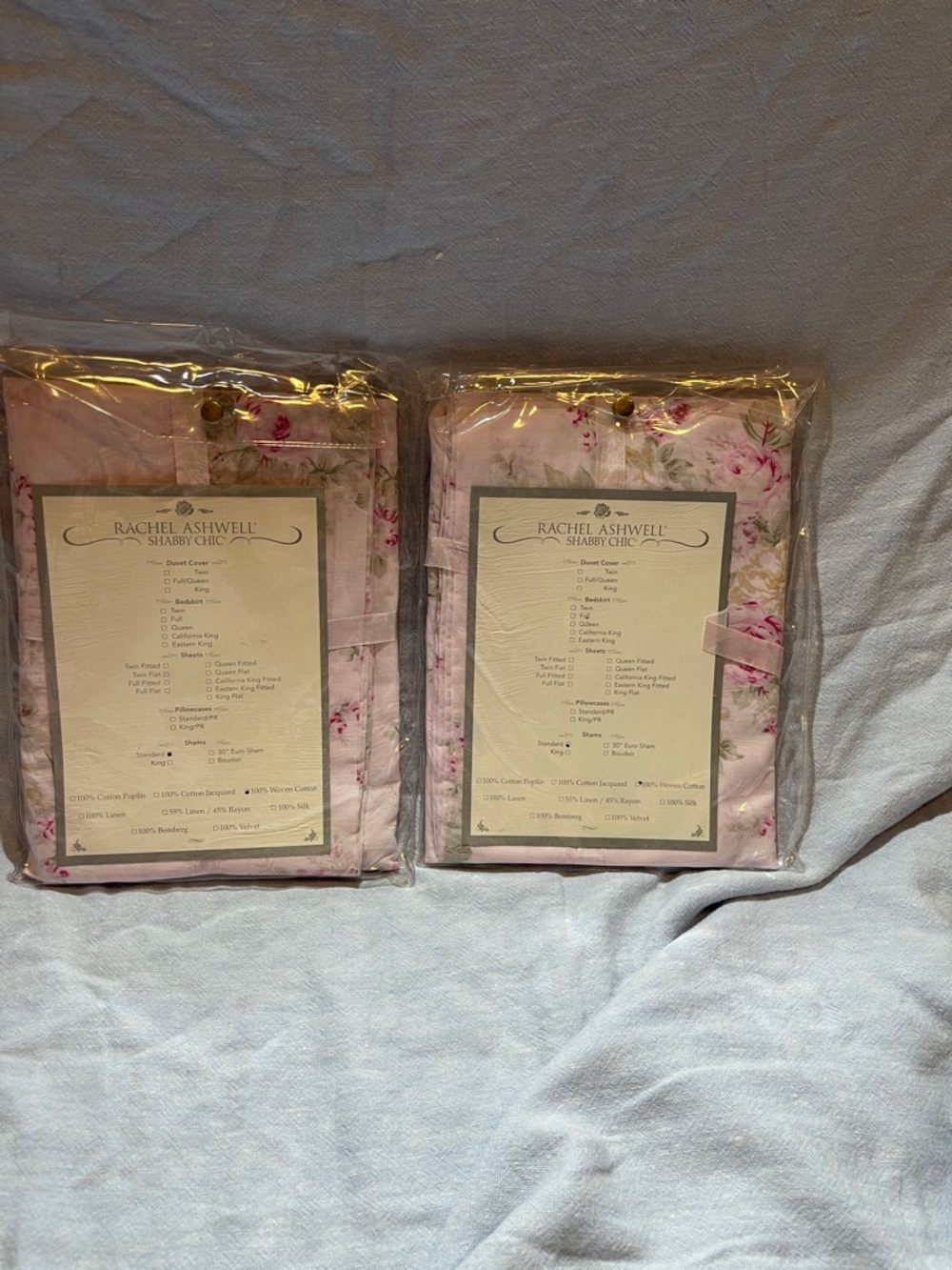 Rachel Ashwell Shabby Chic 
Rose Blossom standard shams - Picture 2 of 3